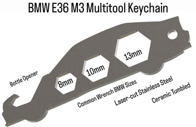 BMW E36 M3 Multitool Keychain
